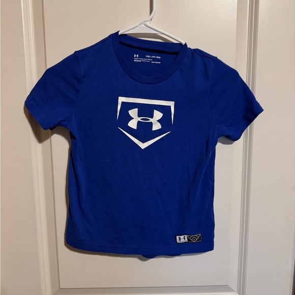 Under Armour Kids Size XS Blue T-Shirt - Picture 1 of 4